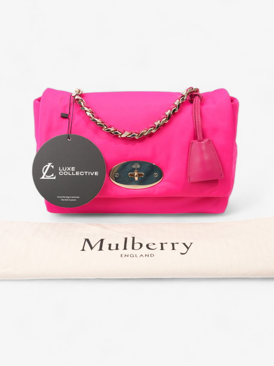 Mulberry Lily Top Handle Bag Fluorescent Pink Nylon Image 10