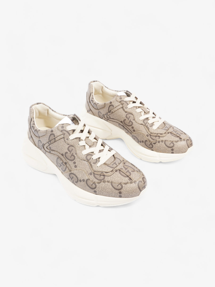 Rython Sneakers Beige Monogram Canvas EU 44 UK 10 Image 2