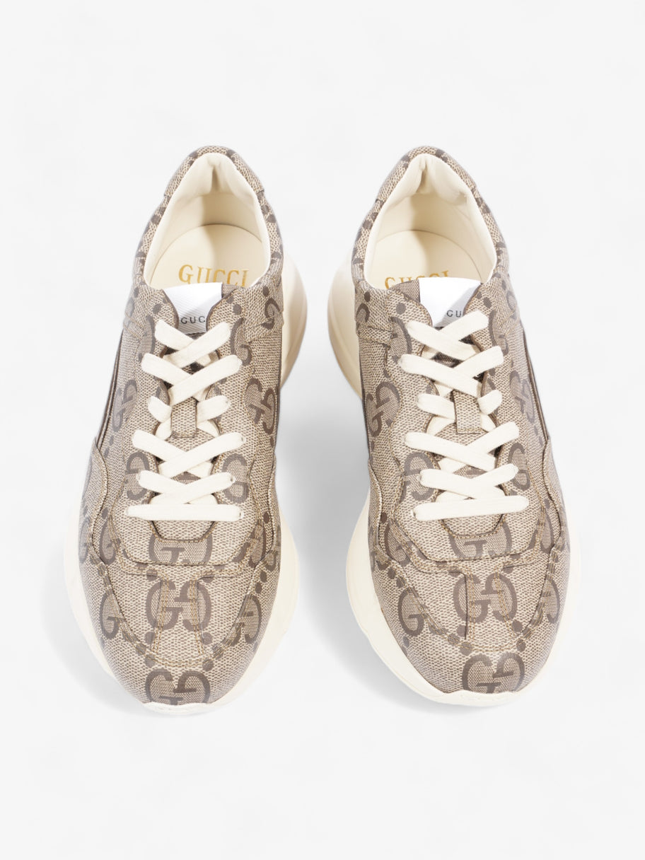 Rython Sneakers Beige Monogram Canvas EU 44 UK 10 Image 8