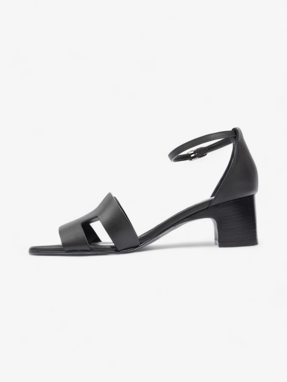 Hermes Encens Sandals 50mm Black Calfskin Leather EU 39.5 UK 6.5 Image 3