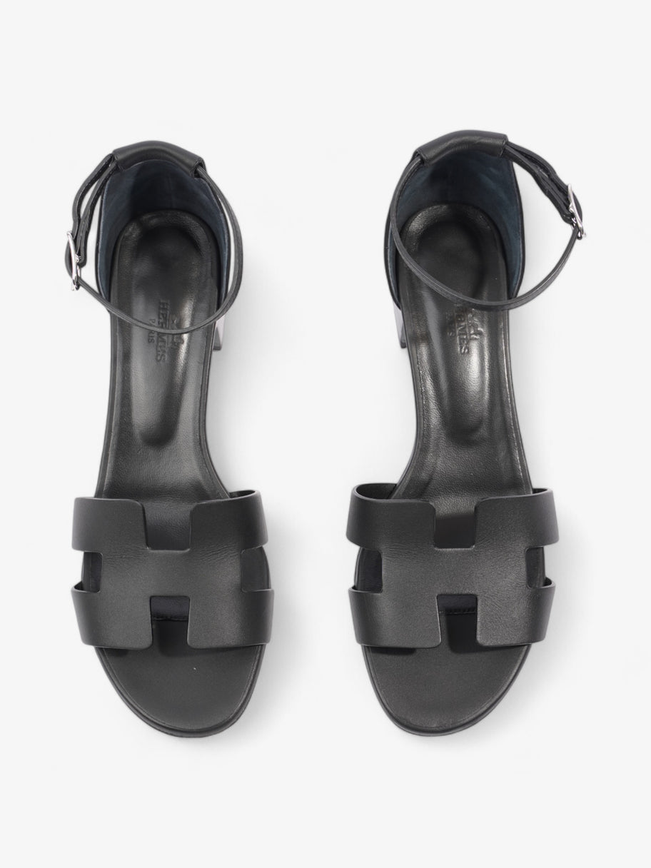 Hermes Encens Sandals 50mm Black Calfskin Leather EU 39.5 UK 6.5 Image 8