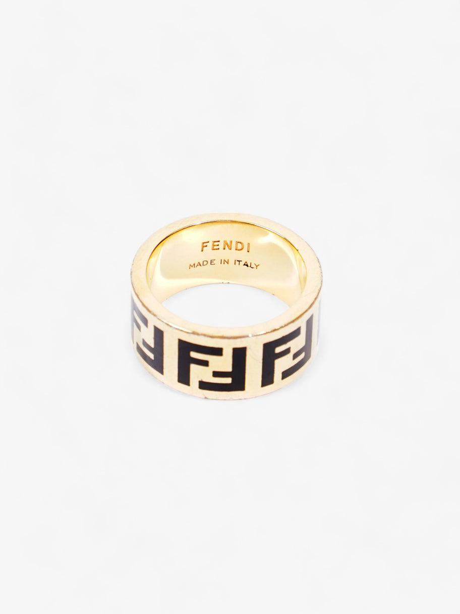 Fendi Forever Fendi Ring Gold / Black Brass L (58mm) Image 2