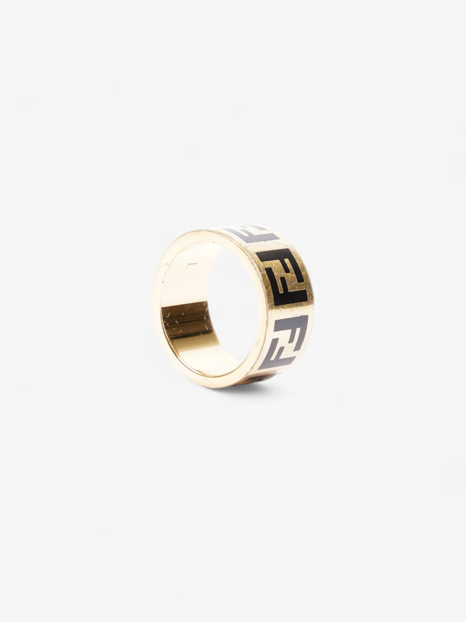 Forever Fendi Ring Gold / Black Brass L (58mm) Image 3