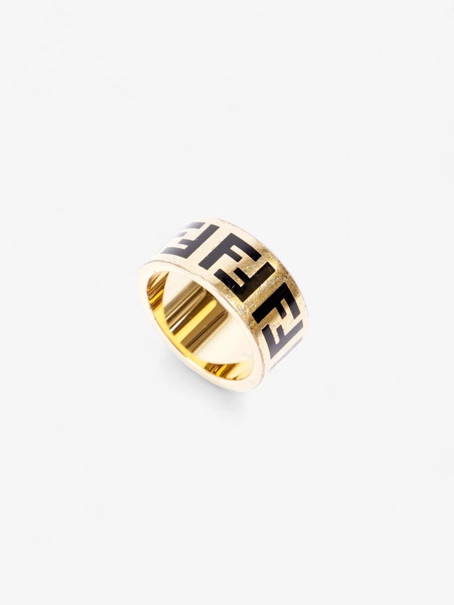 Fendi Forever Fendi Ring Gold / Black Brass L (58mm) Image 4