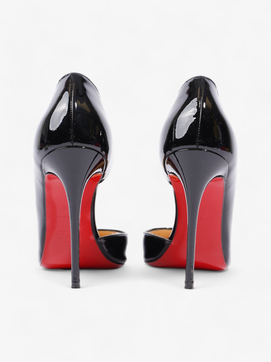 Christian Louboutin Iriza 100mm Black Patent Leather EU 38.5 UK 5.5 Image 6