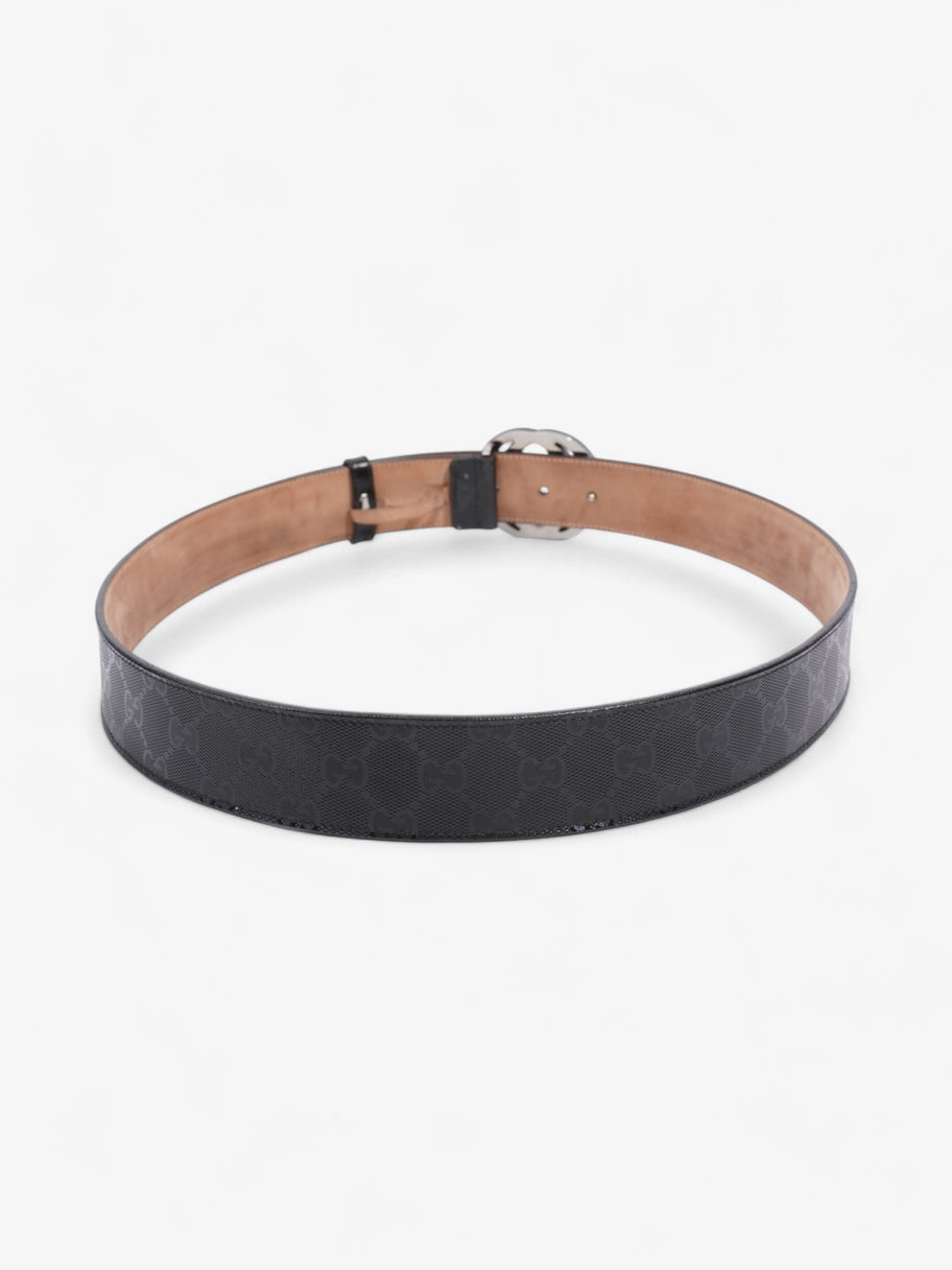 Gucci Interlocking G Belt Black Canvas 95cm / 38