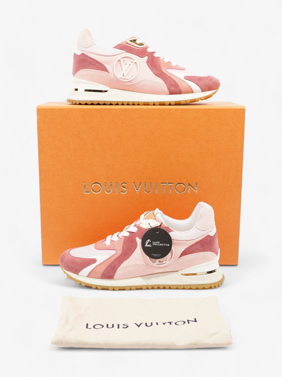 Louis Vuitton Run Away Pink / White Suede EU 38 UK 5 Image 10