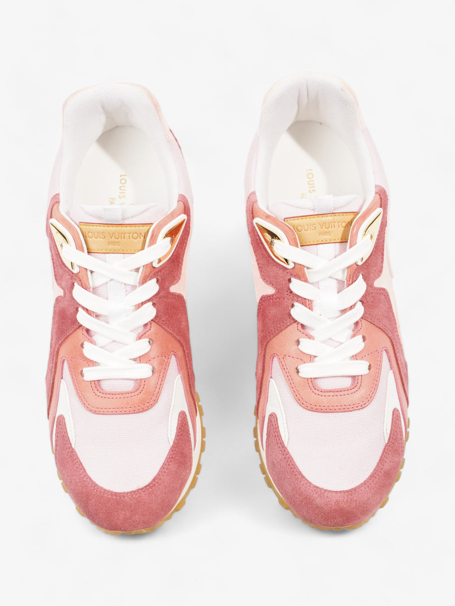 Louis Vuitton Run Away Pink / White Suede EU 38 UK 5 Image 8