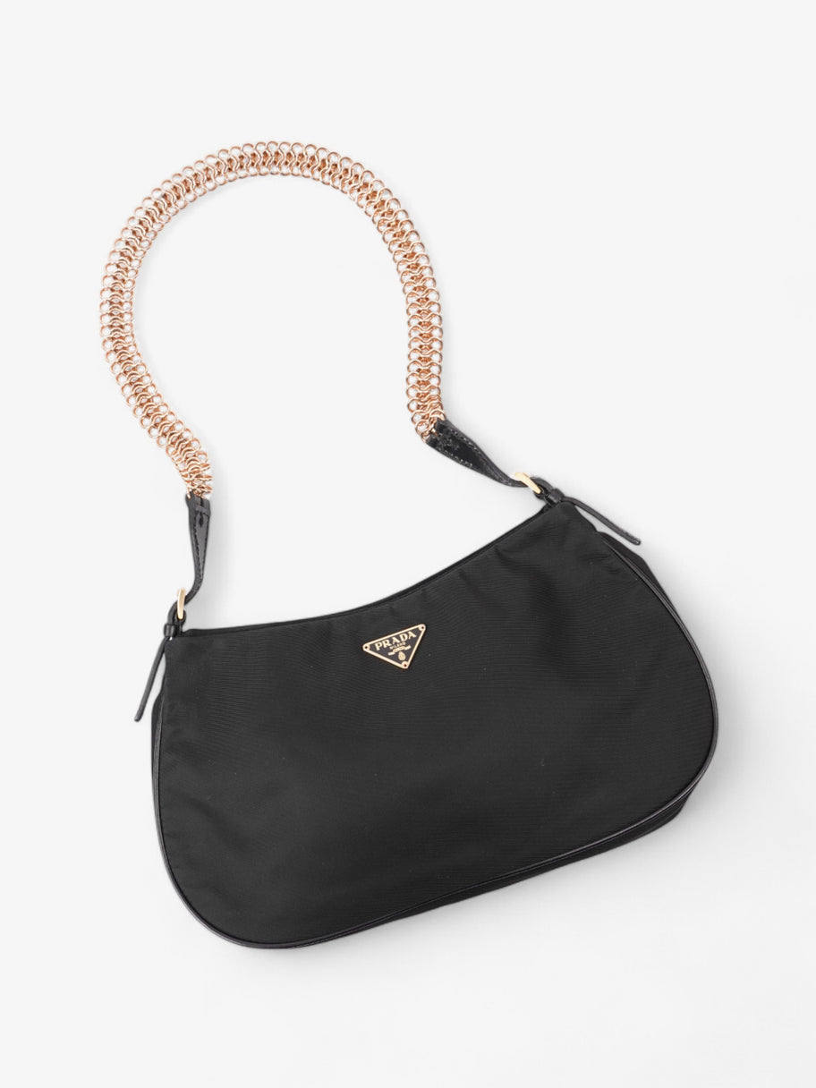 Prada Tessuto Shoulder Bag Black Nylon Image 6