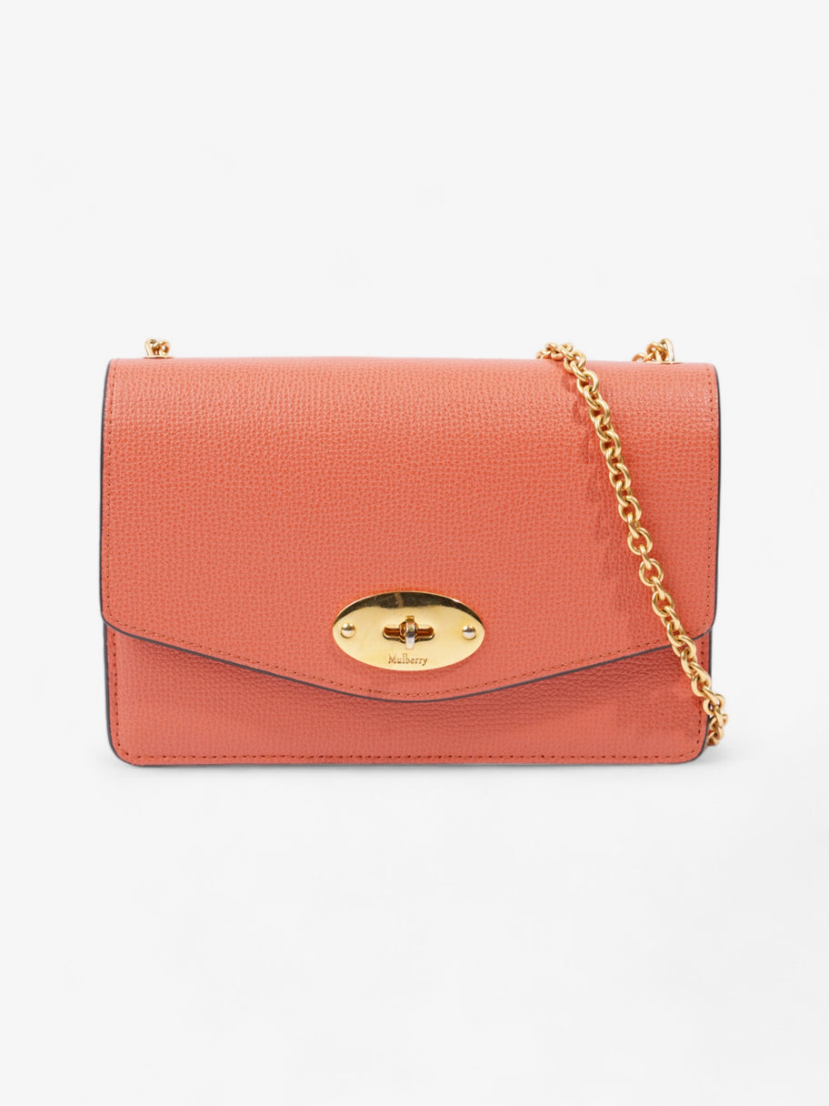 Mulberry Darley Coral Grained Leather Small Image 1