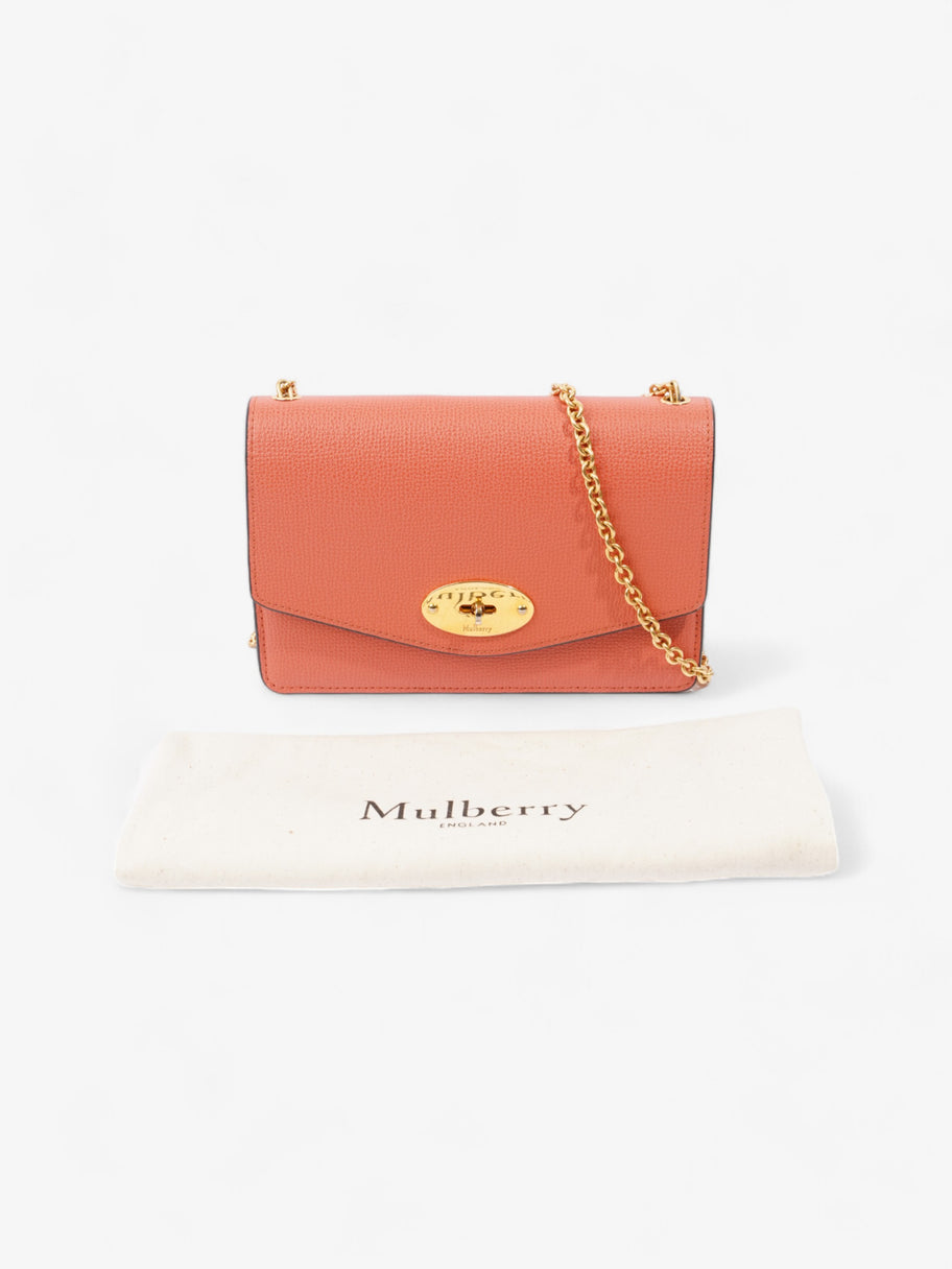 Mulberry Darley Coral Grained Leather Small Image 11