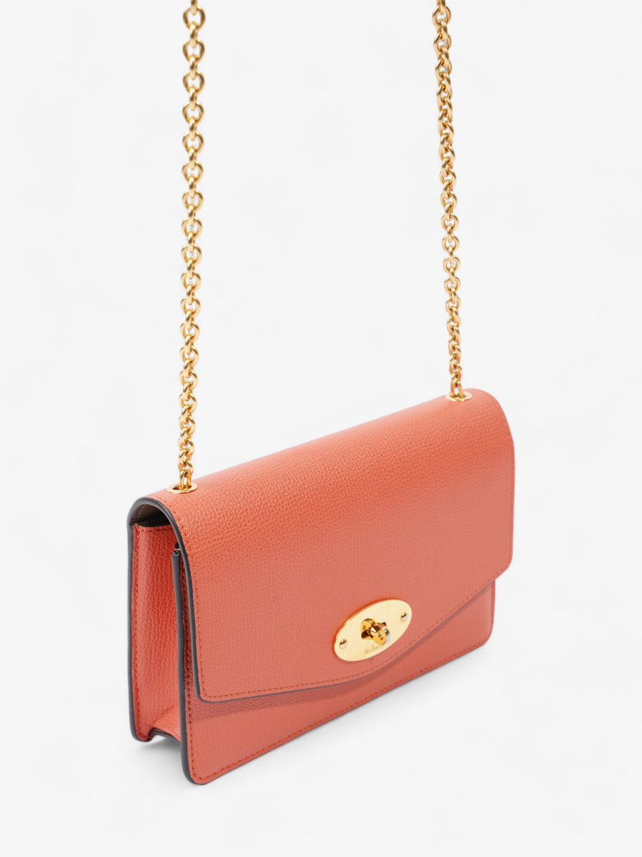 Mulberry Darley Coral Grained Leather Small Image 7