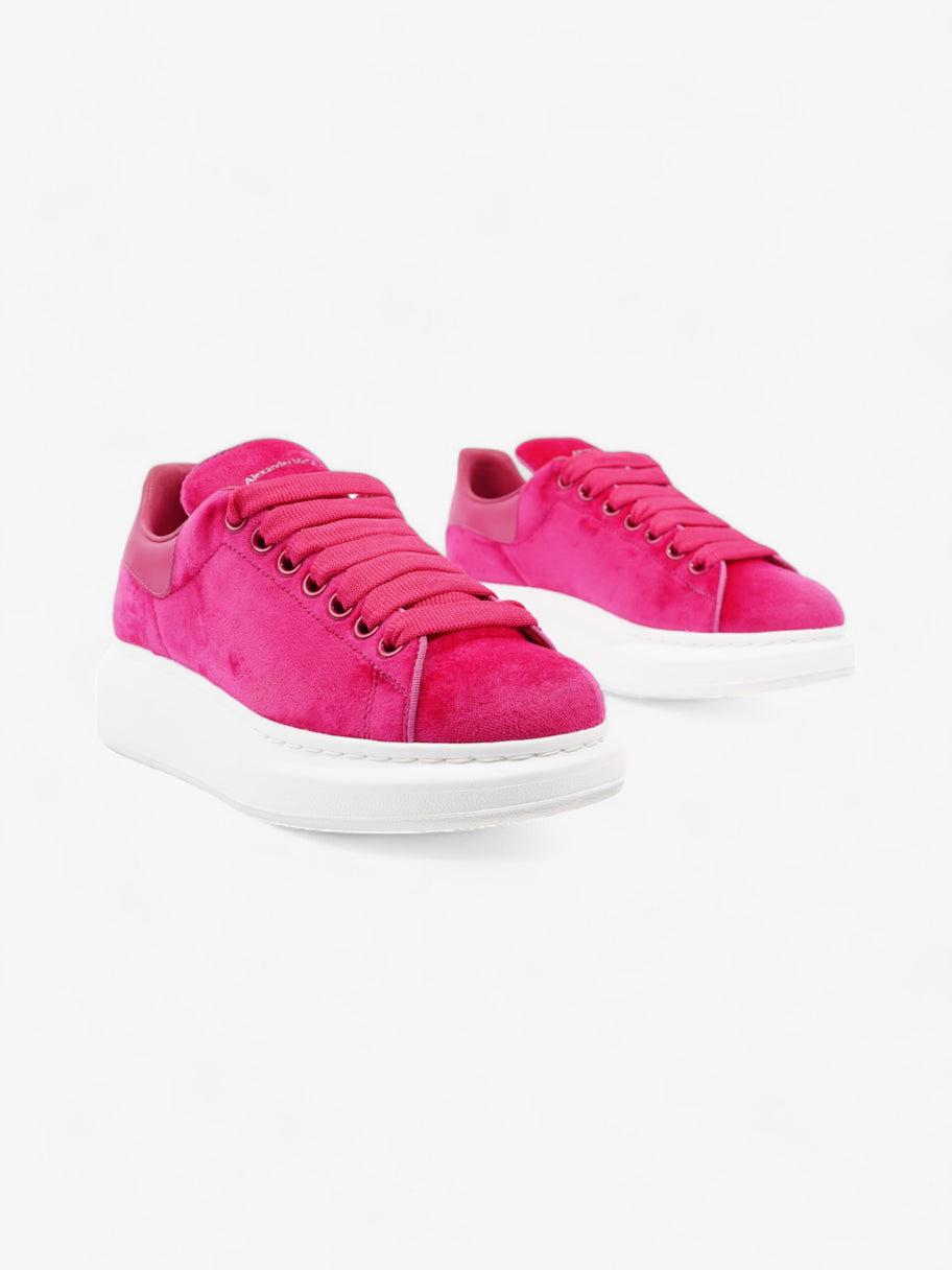 Alexander McQueen Oversized Sneaker Pink Velvet EU 37 UK 4 Image 2