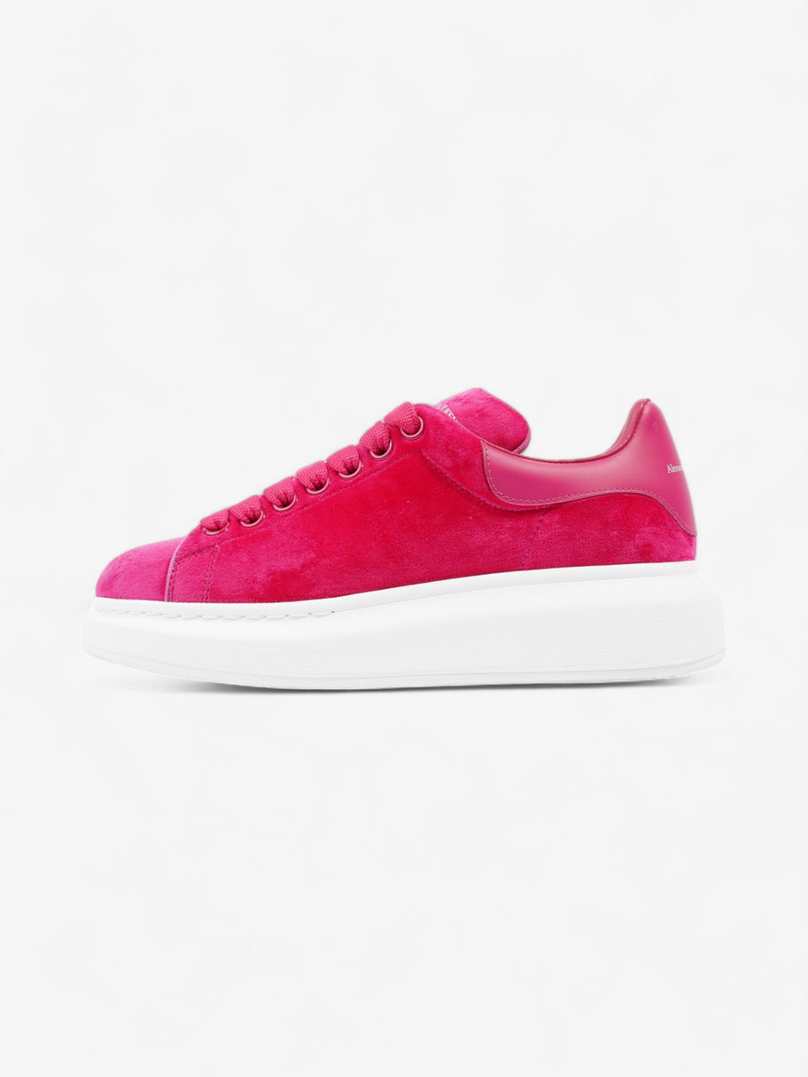 Alexander McQueen Oversized Sneaker Pink Velvet EU 37 UK 4 Luxe Collective