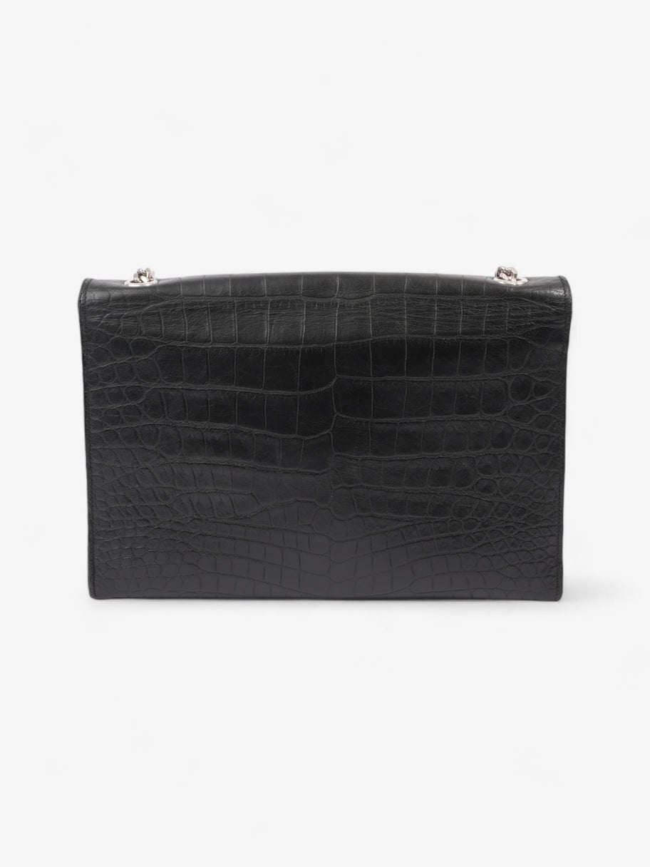 Saint Laurent Kate Black Embossed Leather Image 4