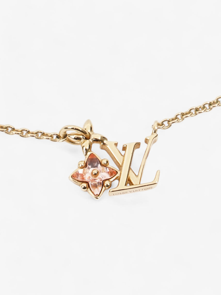 Louis Vuitton Loulougram Necklace Gold / Pink Base Metal Image 2