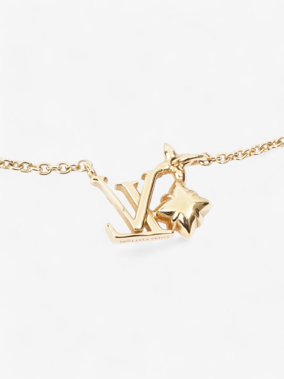 Louis Vuitton Loulougram Necklace Gold / Pink Base Metal Image 4