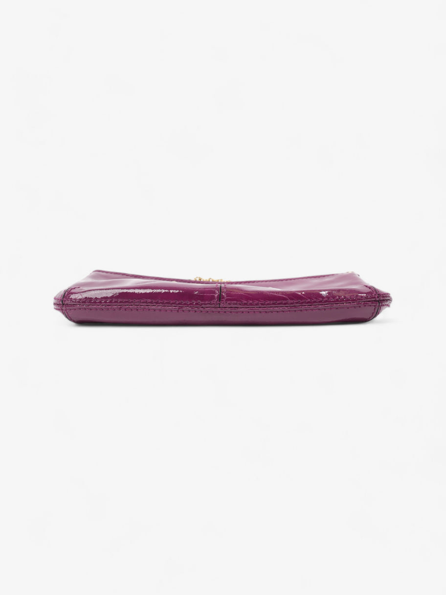 Mulberry Charlie Pochette Purple Patent Leather Image 5