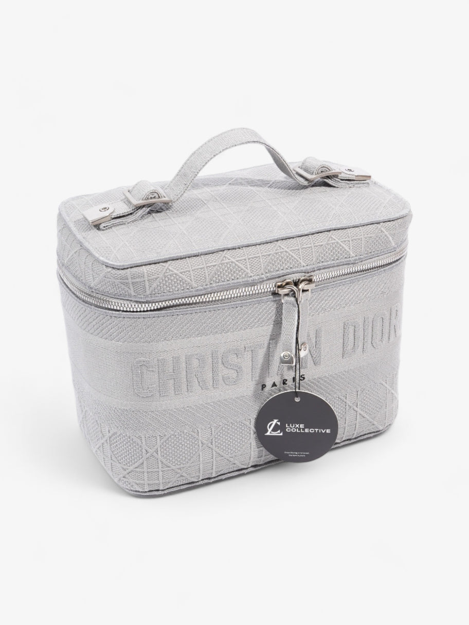 Christian Dior DiorTravel Vanity Case Grey Oblique Canvas Image 9