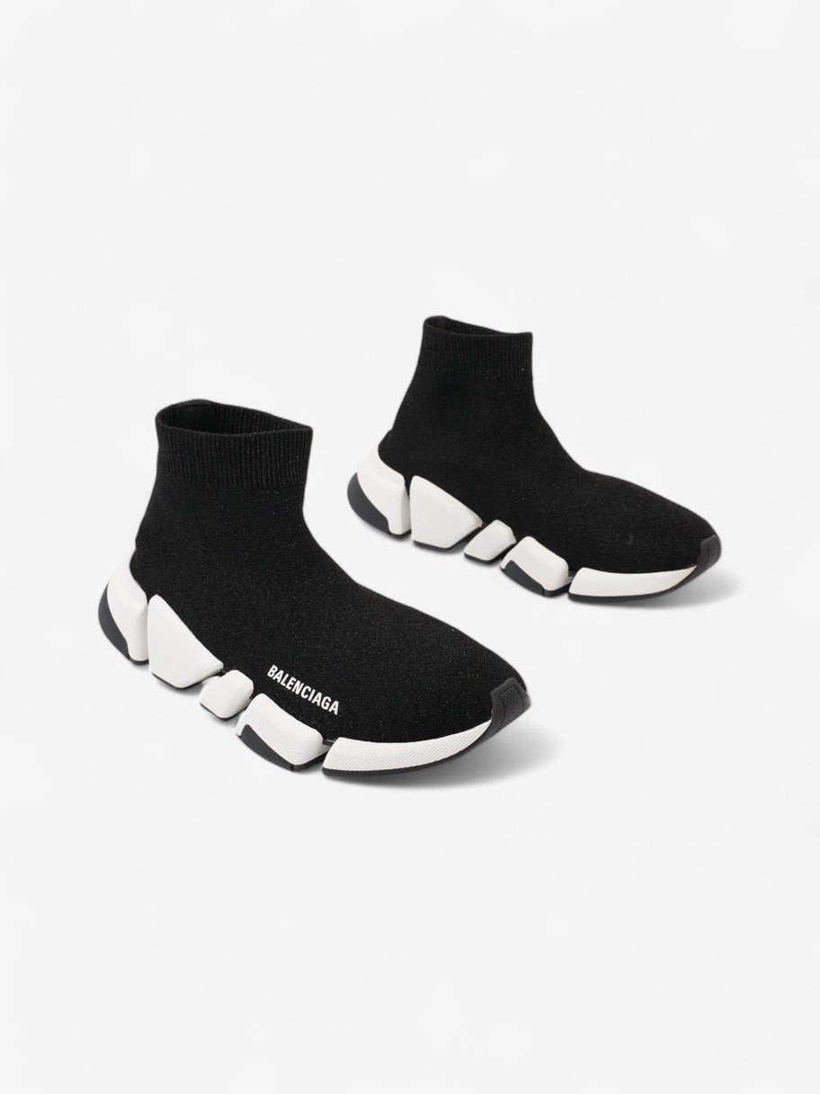 Balenciaga Speed 2.0 Black / White Cotton EU 37 UK 4 Image 2