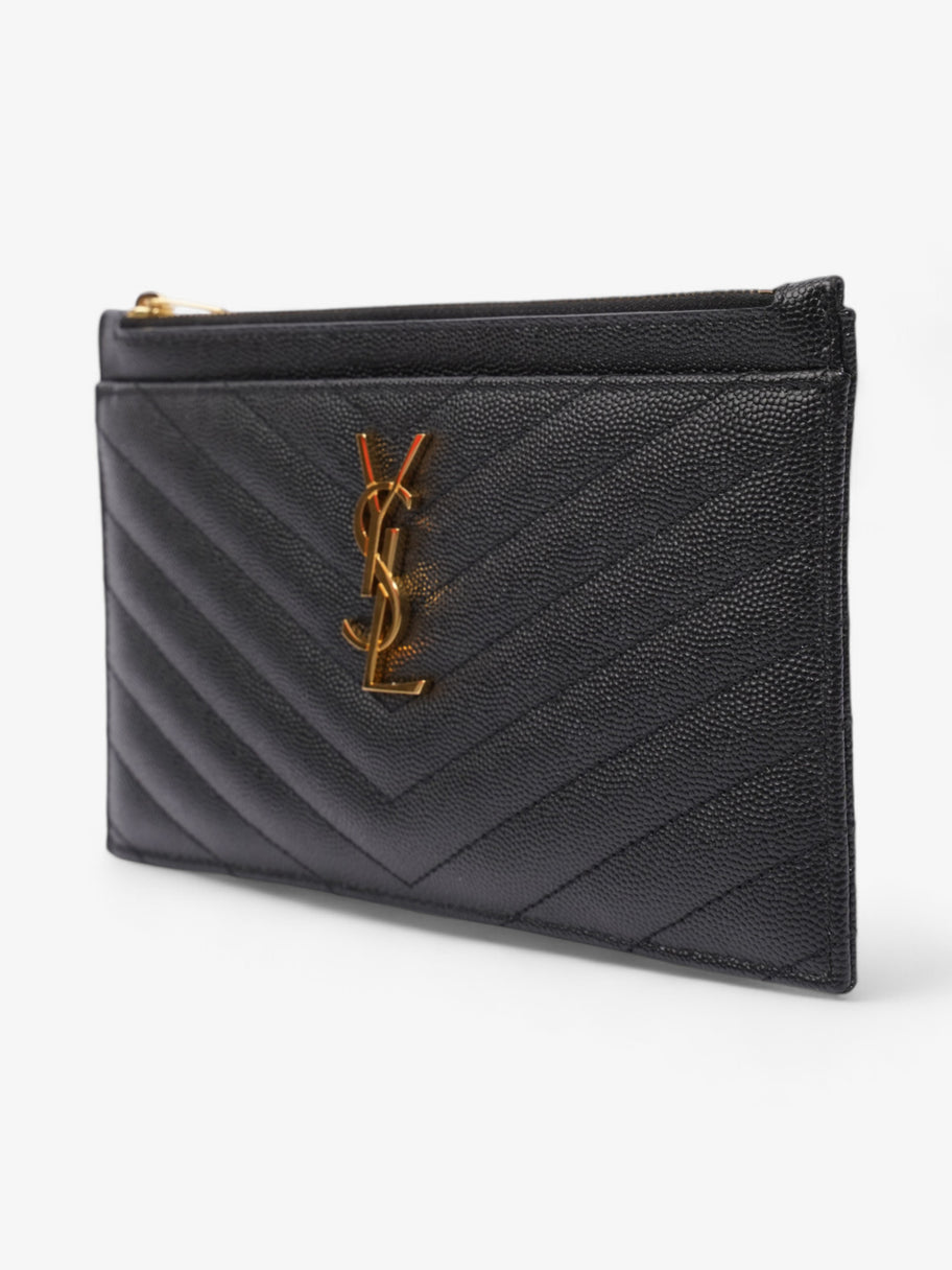 Saint Laurent CASSANDRE MATELASSÉ pouch Black Calfskin Leather Image 3