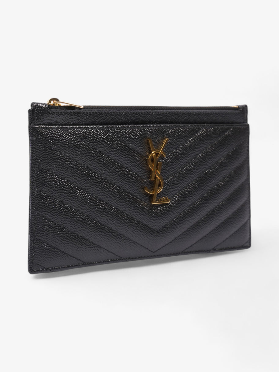 Saint Laurent CASSANDRE MATELASSÉ pouch Black Calfskin Leather Image 4