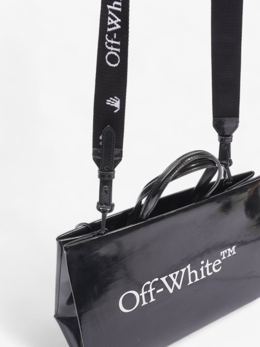 Off White Box Bag Black Patent Leather Medium Image 15