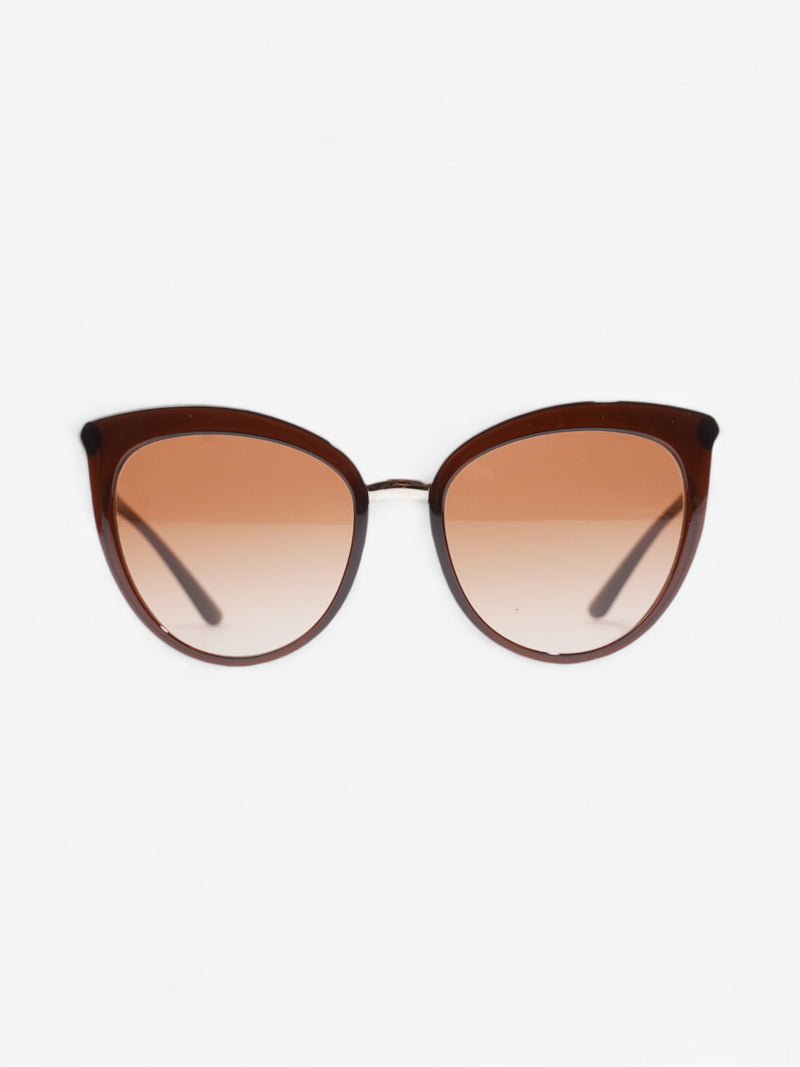  Dolce and Gabbana DG Sunglasses Brown Acetate 140mm