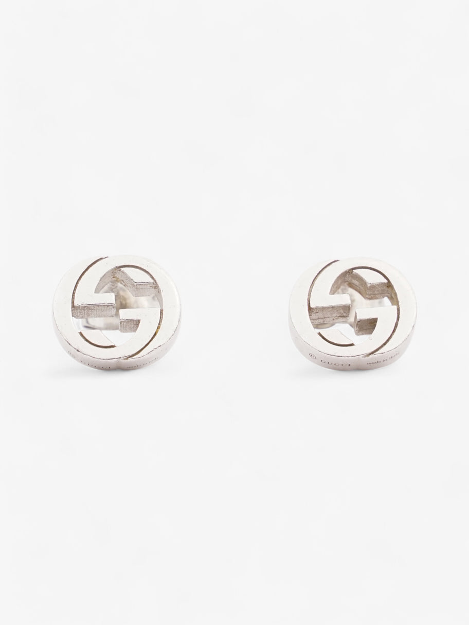 Gucci Interlocking G Earrings Silver Silver Sterling Image 1