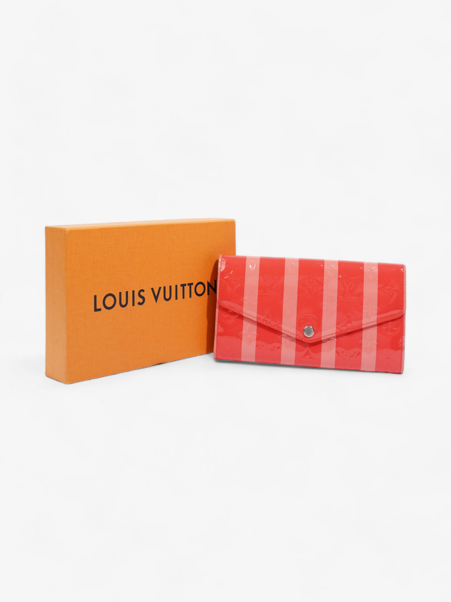 Louis Vuitton Sarah Wallet Pink / Red Patent Leather Image 8