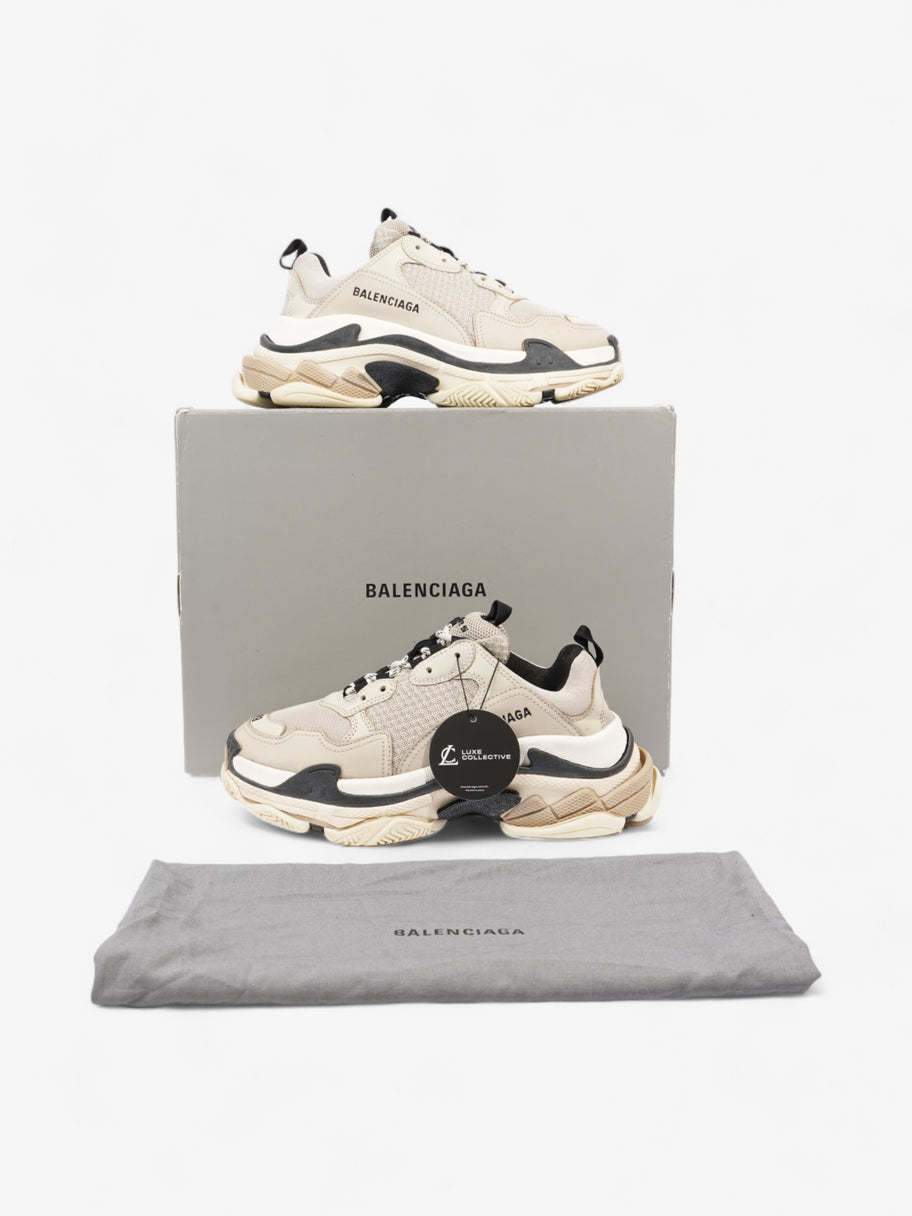 Balenciaga Triple S Beige / Black / White Mesh EU 39 UK 6 Image 10