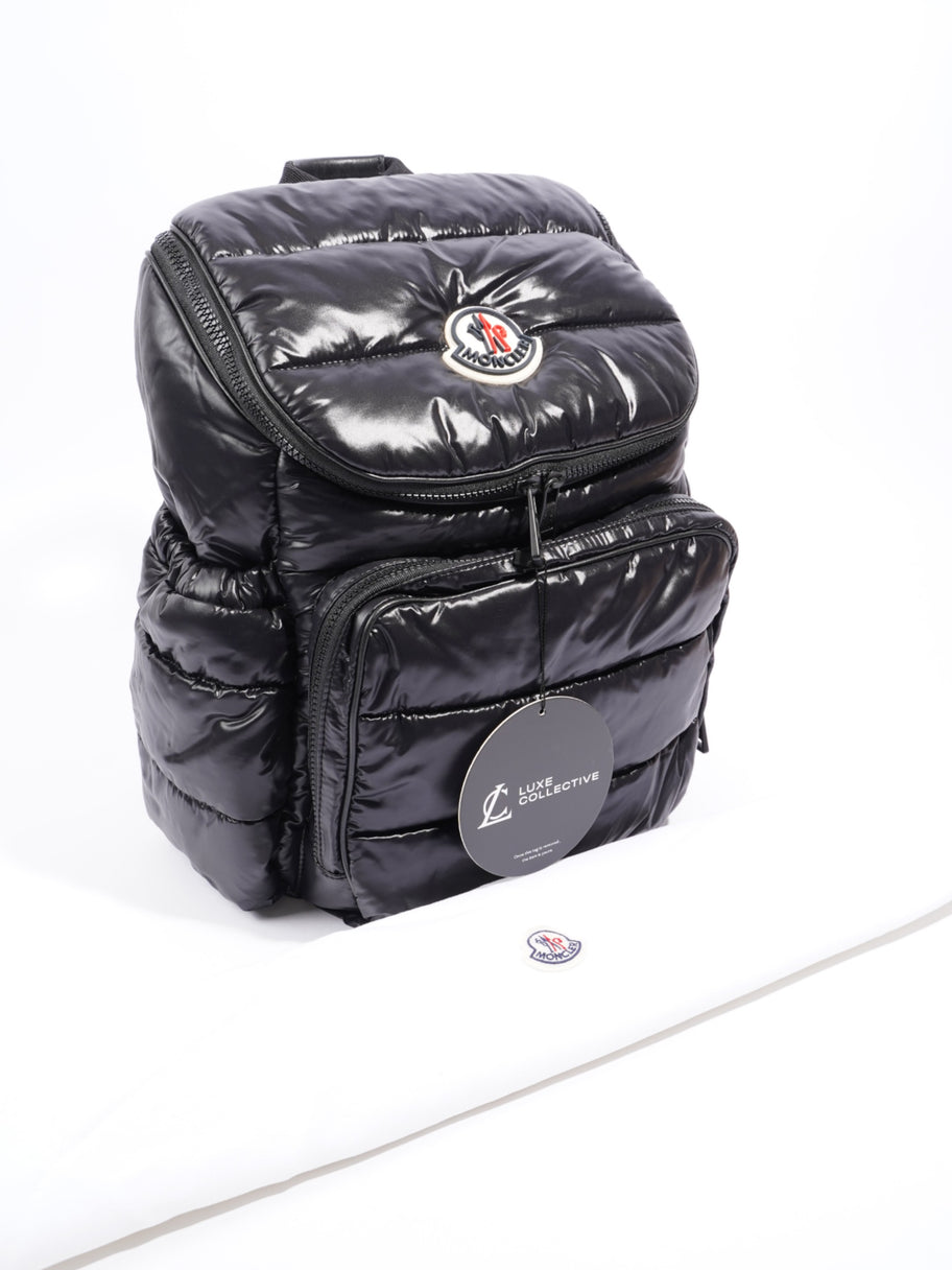 Moncler Mommy Backpack Black / White / Red Polyamide Image 11