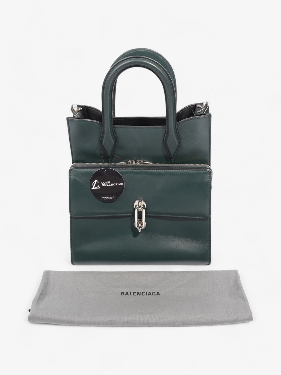 Balenciaga Maillon Dark Green Calfskin Leather Image 10