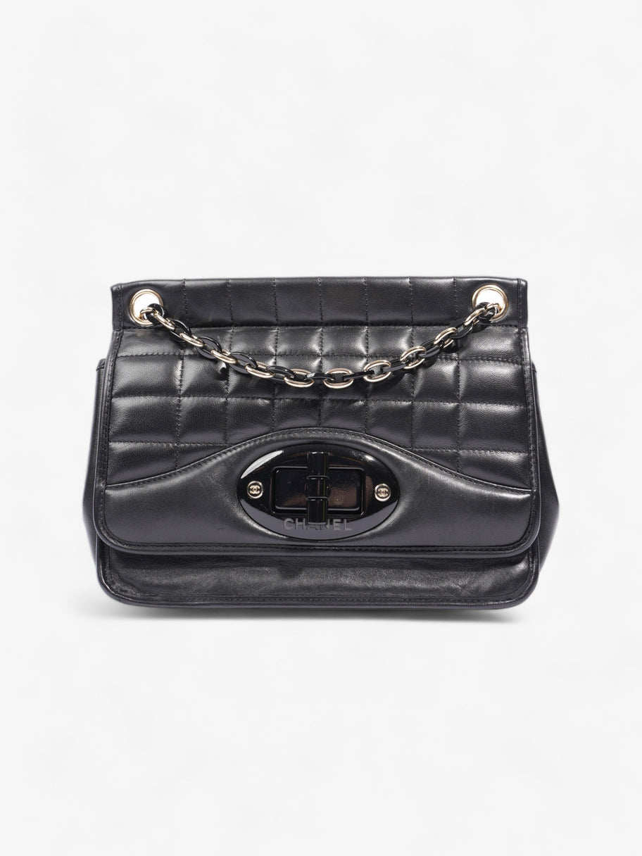 Chanel Chain Flap Black Leather Image 1