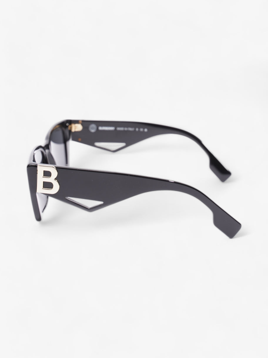 Burberry Rectangle-Frame Sunglasses Black Acetate 140mm Image 2