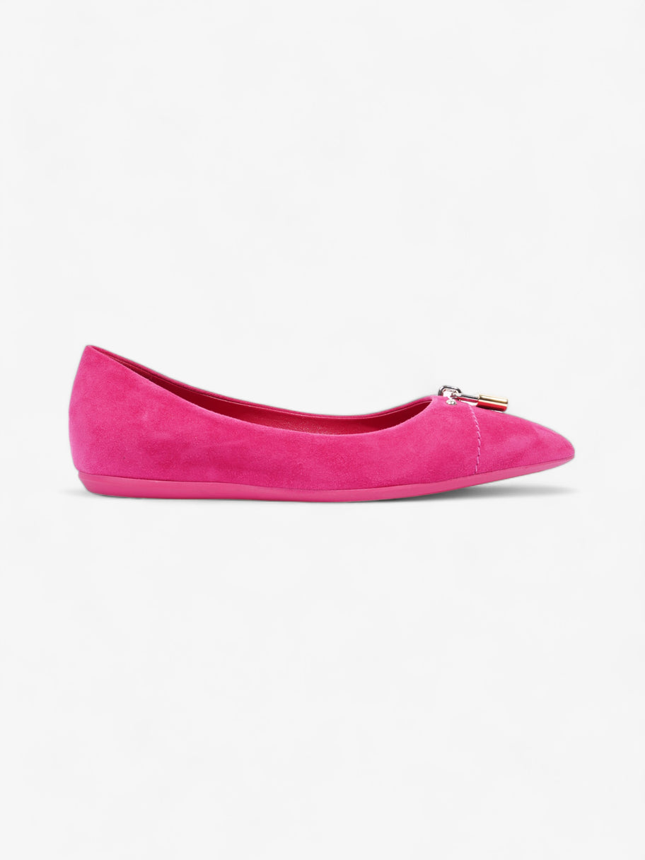 Louis Vuitton Ballet Flat Pink Velvet EU 35.5 UK 2.5 Image 1