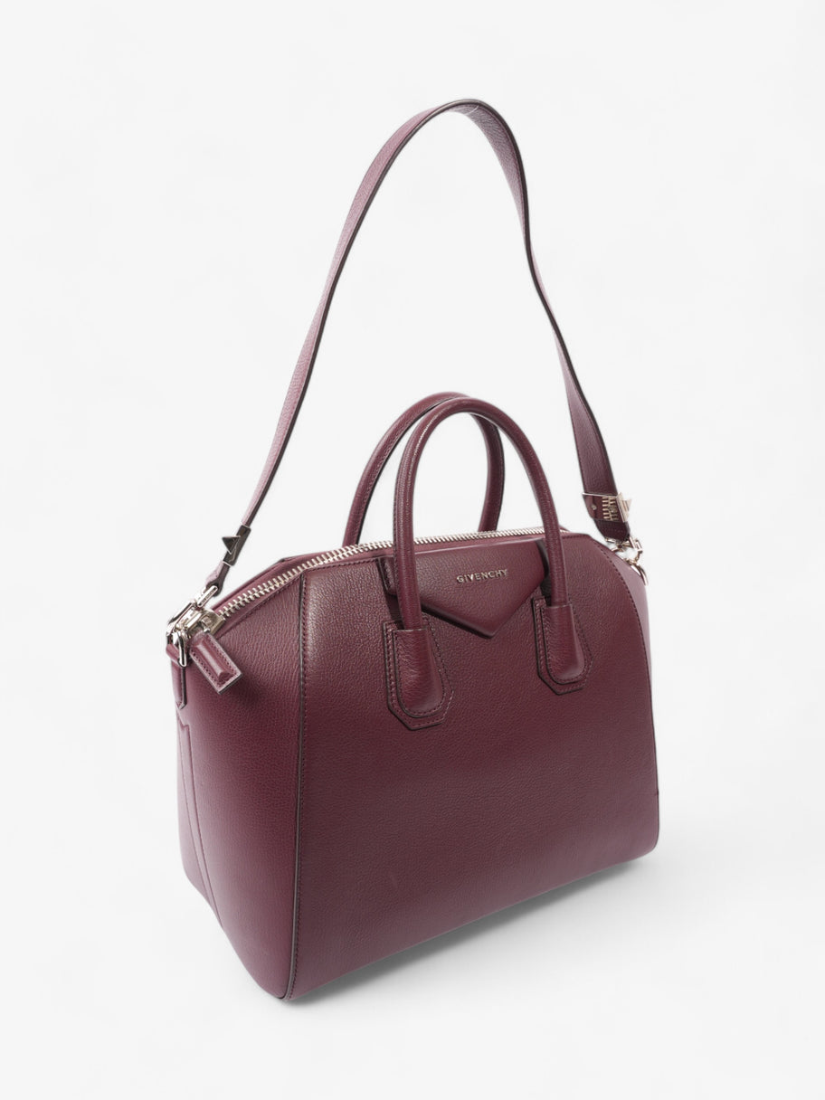 Givenchy Antigona Medium Burgundy Calfskin Leather Medium Image 7