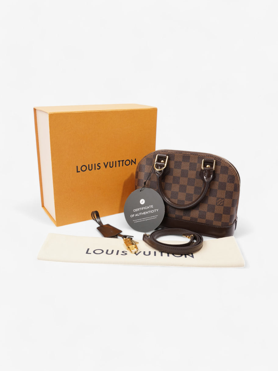 Louis Vuitton Alma Damier Ebene Canvas BB Image 10