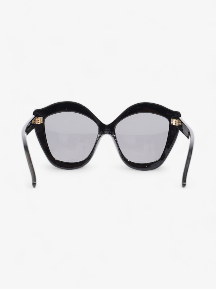 Gucci Crystal Cat Eye Sunglasses Black / Pink Acetate 140mm Image 3