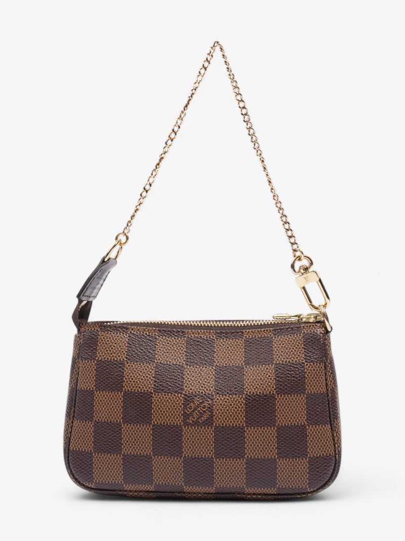  Louis Vuitton Pochette Accessoires Damier Ebene Canvas Mini