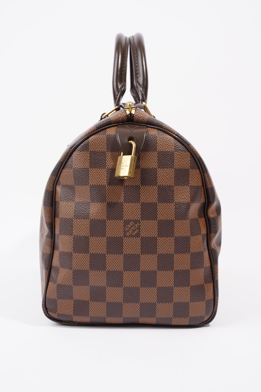 Speedy Damier Ebene Coated Canvas 30 Image 3