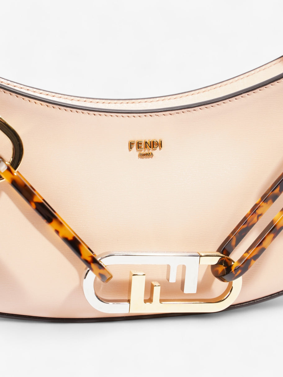 Fendi O Lock Swing Light Rose / Tortoise / Silver Calfskin Leather Image 7