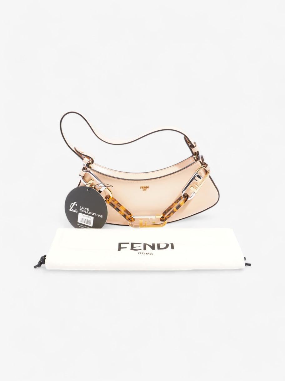 Fendi O Lock Swing Light Rose / Tortoise / Silver Calfskin Leather Image 9