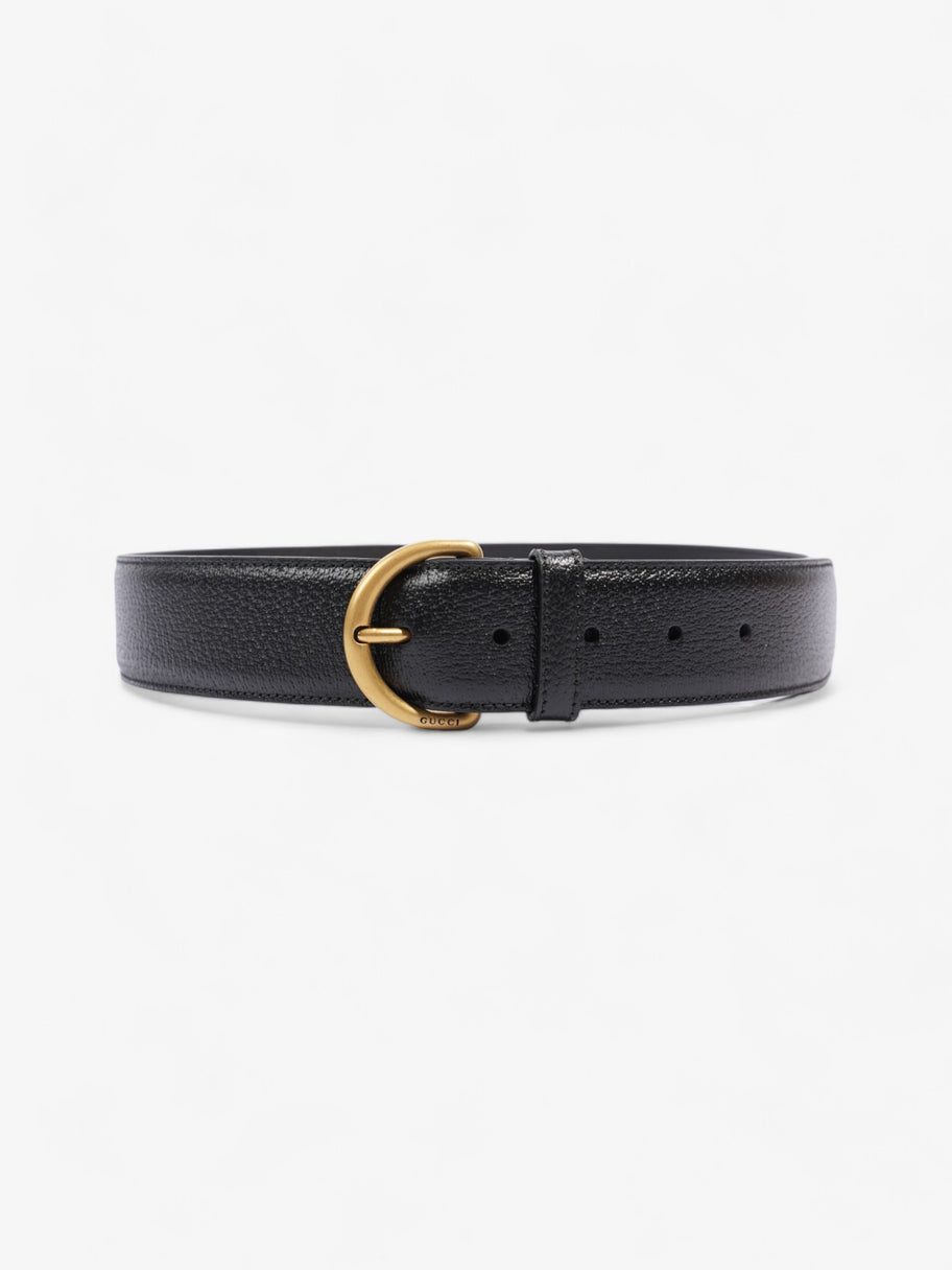 Gucci Classic Belt Black Leather 80cm / 32