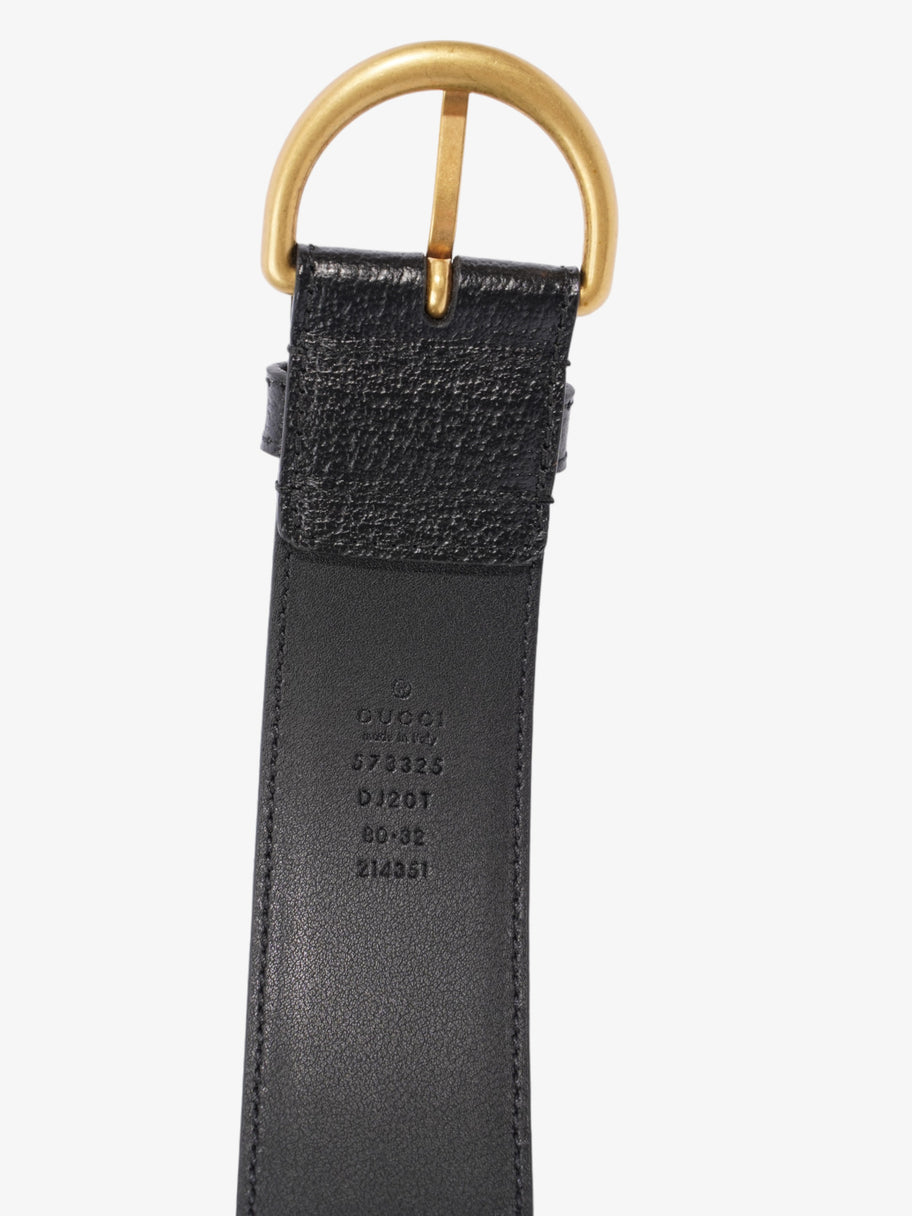 Gucci Classic Belt Black Leather 80cm / 32