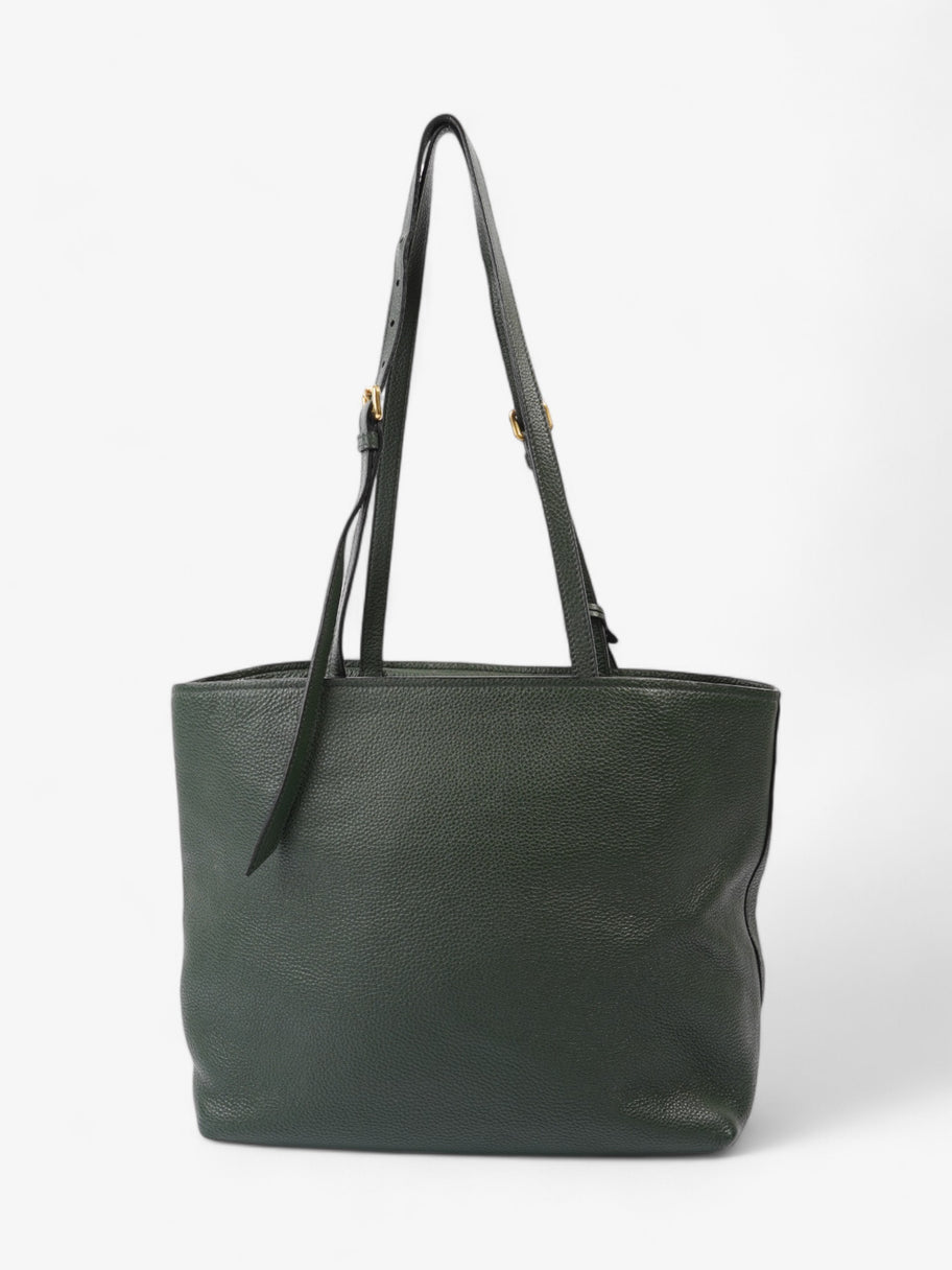 Prada Tote Green Leather Image 4