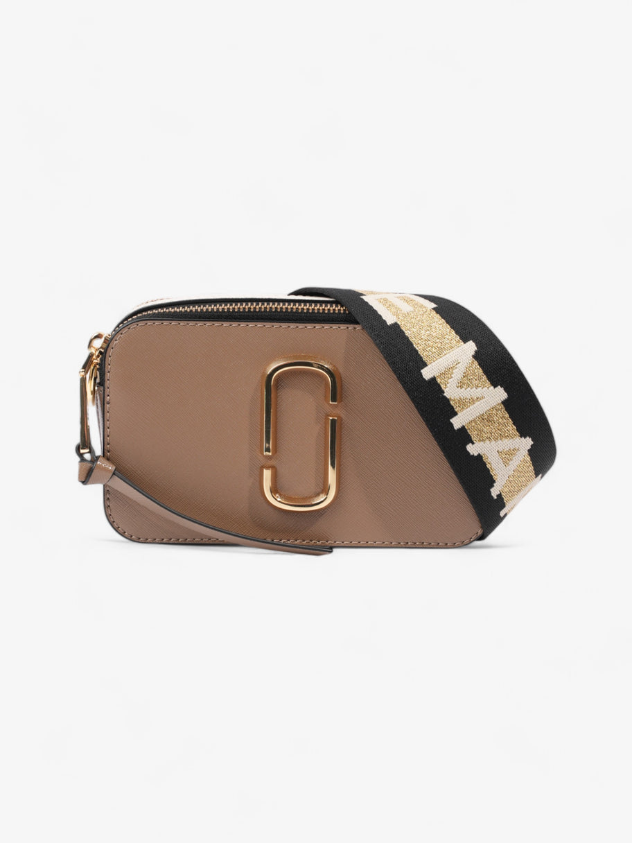 Marc Jacobs The Snapshot Bag Beige / Black / White Leather Image 1