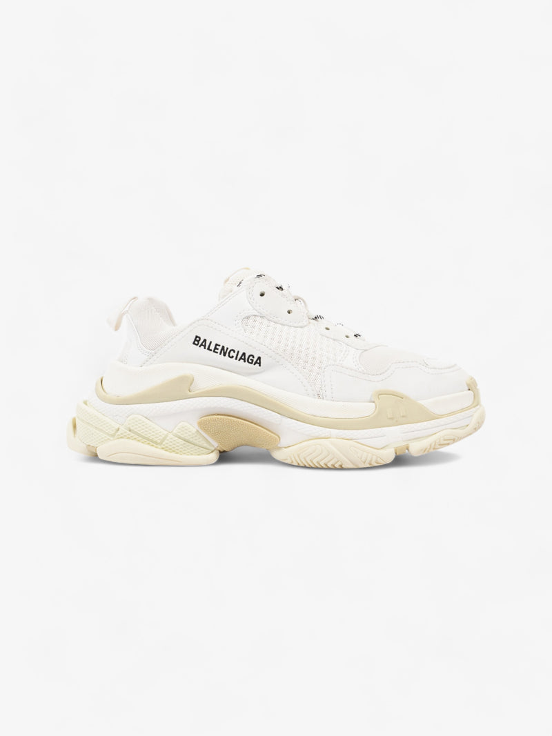  Balenciaga Triple S White / Cream / Black Mesh EU 39 UK 6