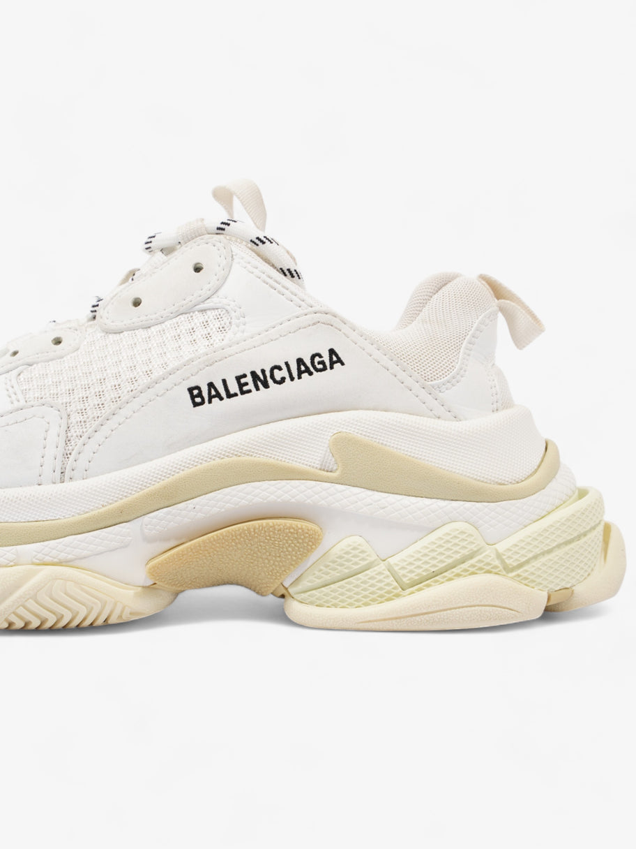 Balenciaga Triple S White / Cream / Black Mesh EU 39 UK 6 Image 9