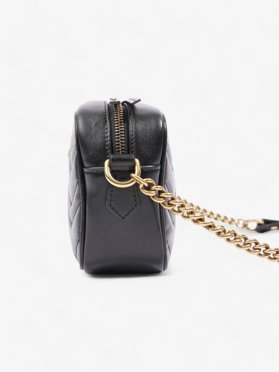 Gucci GG Marmont Black Matelasse Leather Mini Image 3